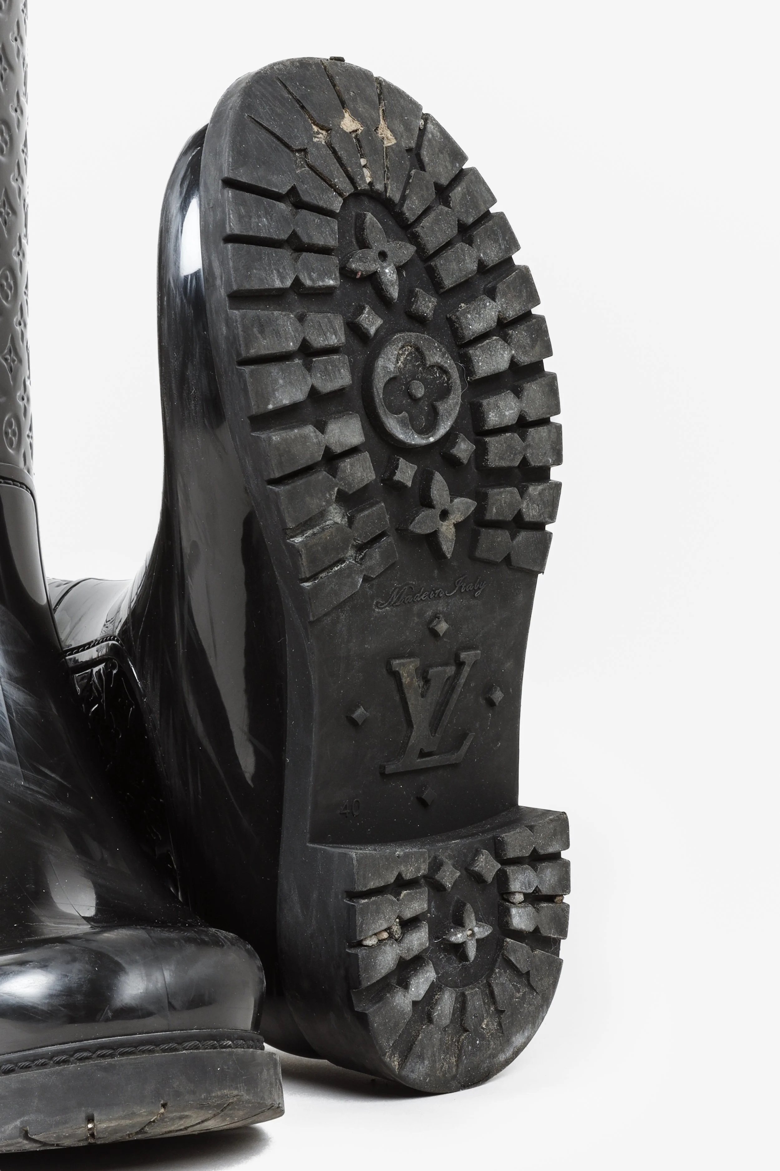 Louis vuitton leather boots on sale